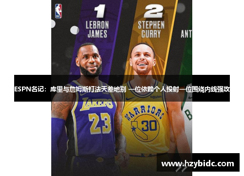 ESPN名记：库里与詹姆斯打法天差地别 一位依赖个人投射一位围绕内线强攻